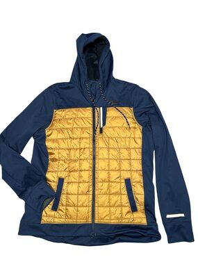 Pearl Izumi mens versa quilted hoodie hooded puffer jacket size XL Primaloft